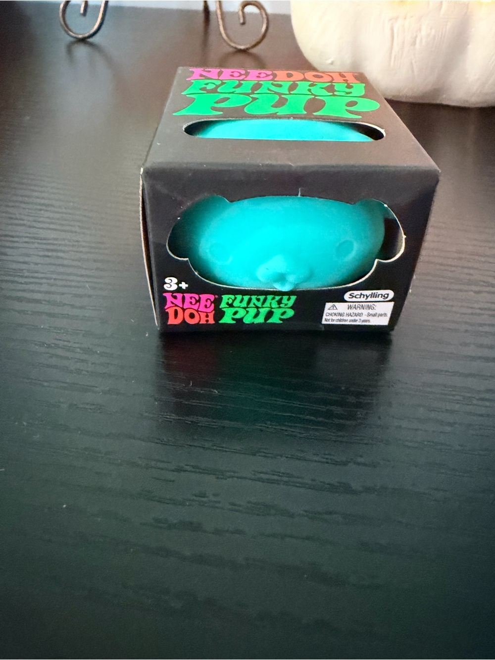 Authentic NeeDoh Funky Pup Teal Squeezable Toy